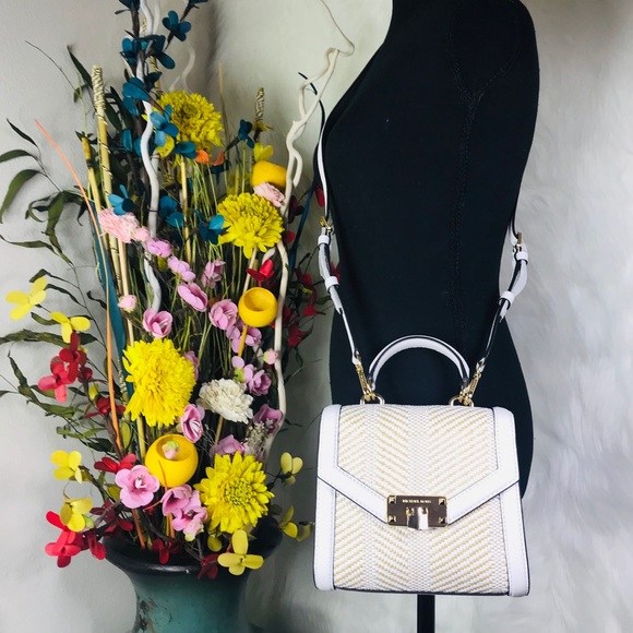 Michael Kors Kinsley Weaved XS TH Satchel - Picture 7 of 8